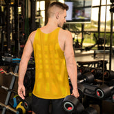 Close-up of the Galactic Horizon print on Men's Tank Top